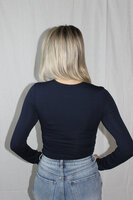 Blue basic top