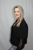 Black blazer with lace