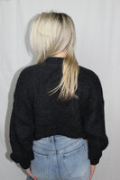 Black knit sweater