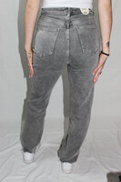 Grey straight leg jeans