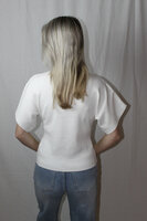 White top with gold