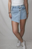 Blue culottes