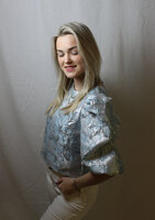 Blue flower top