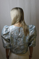 Blue flower top