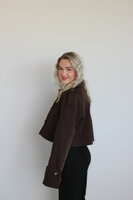 Brown trenchcoat