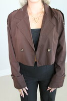 Brown trenchcoat