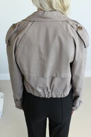 Beige trenchcoat