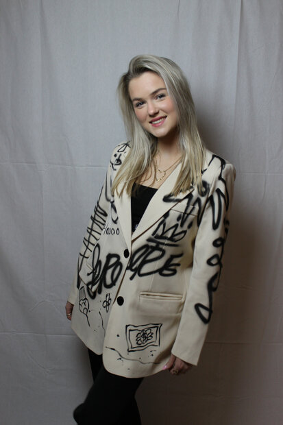 Graffiti blazer