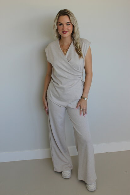 Soft lounge set light beige