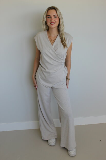 Soft lounge set light beige