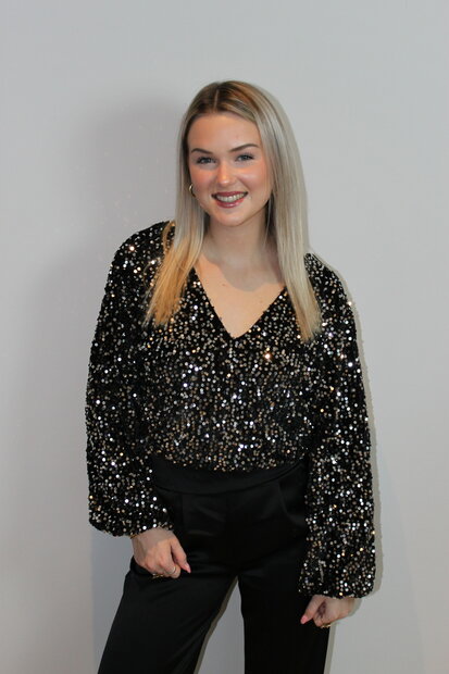 Glitter paillet top