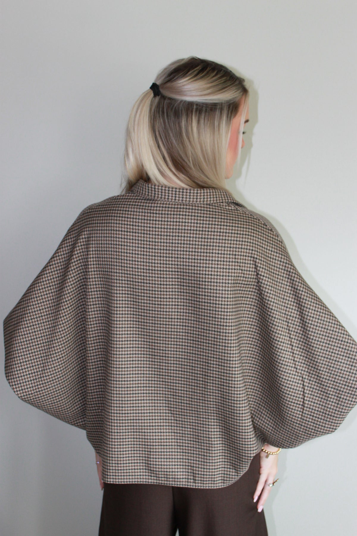 Checked blouse